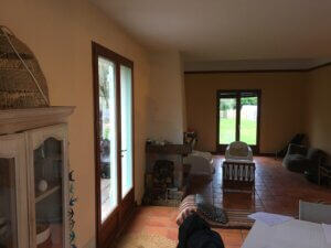 avant travaux peinture interieur